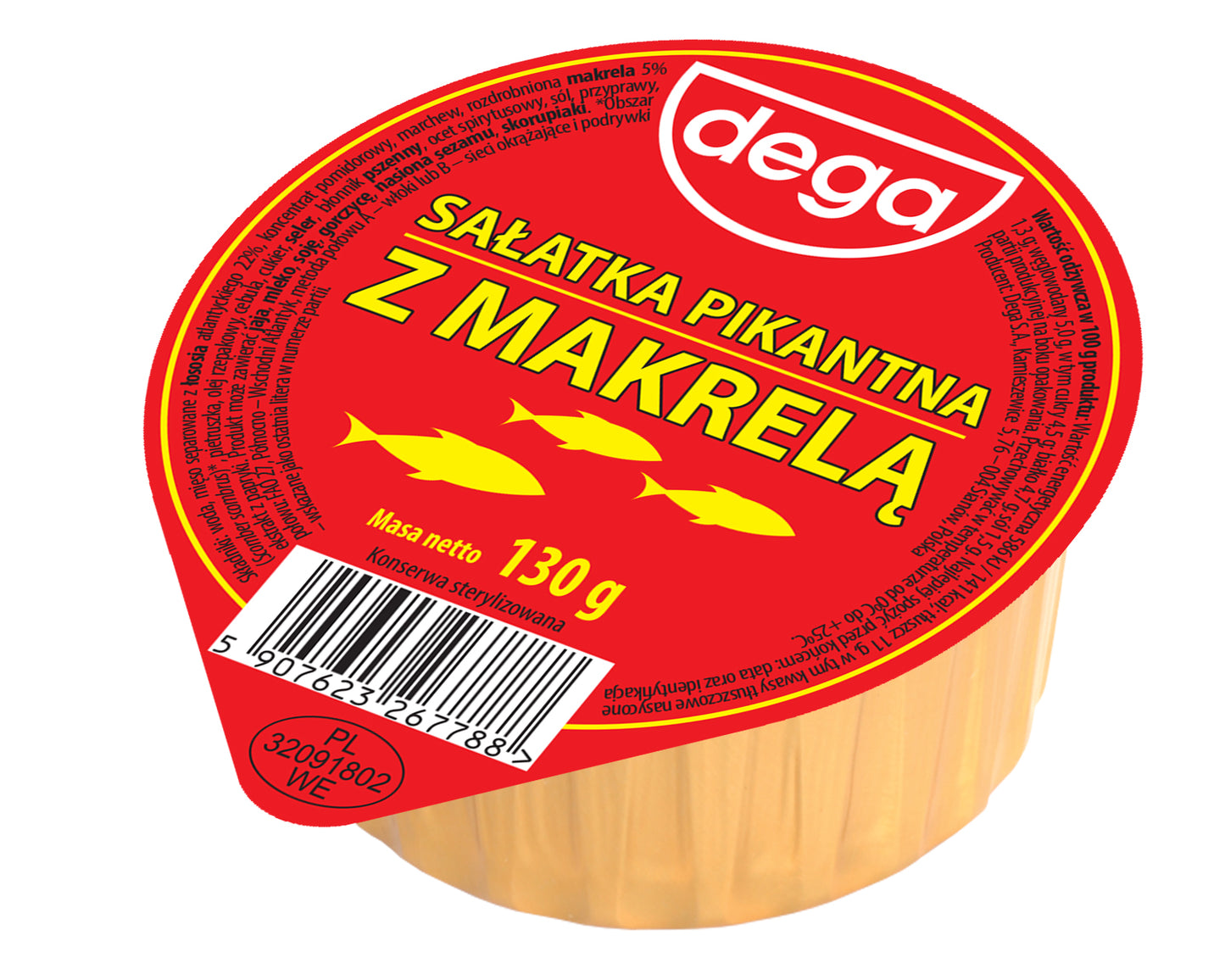 Sałatka pikantna z makrelą DEGA