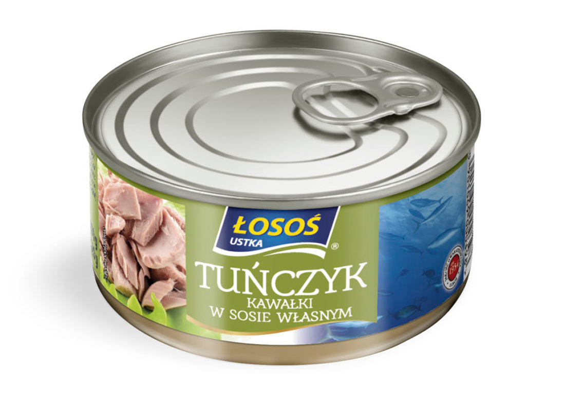 Tuńczyk w kawałkach w sosie własnym Łosoś Ustka