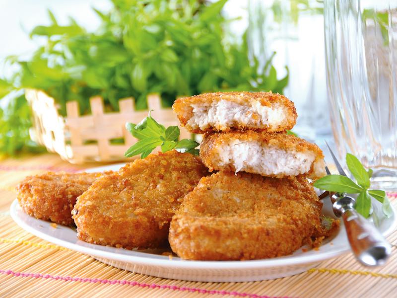 Filety panierowane z czosnkiem