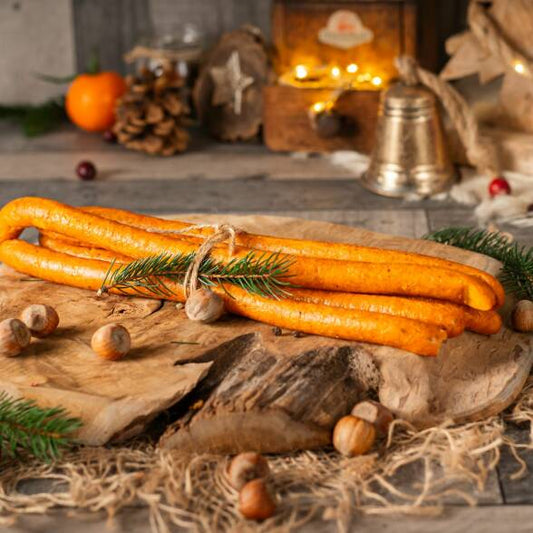 Kabanosy z łososia wędzone