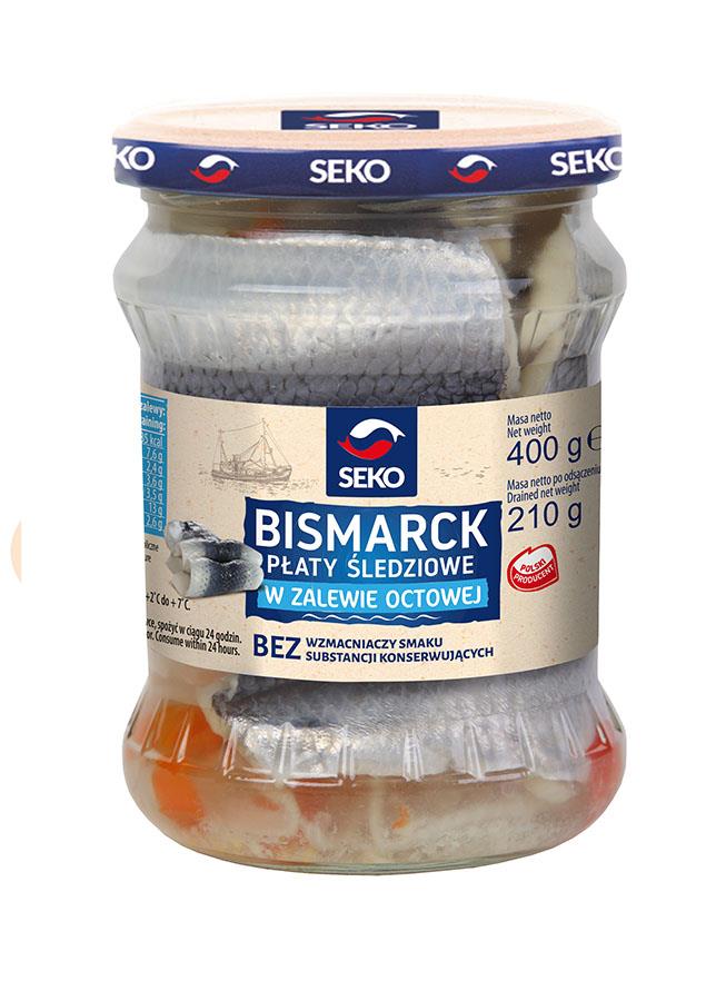 Bismarck płaty śledziowe w zalewie octowej