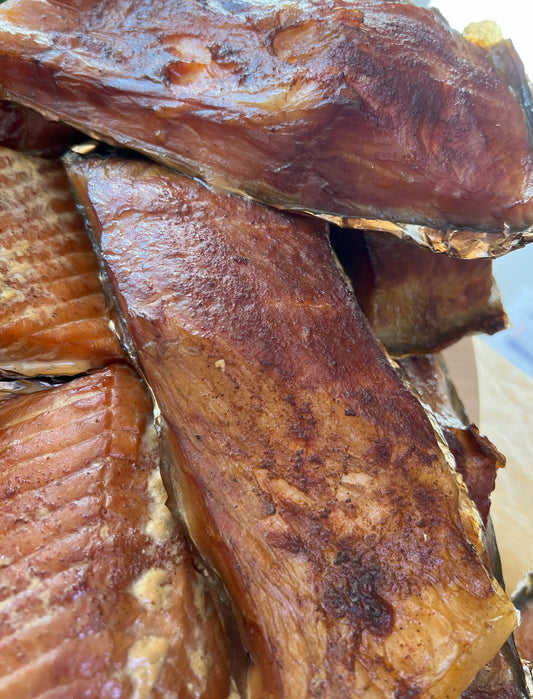 Karp wędzony kawałki