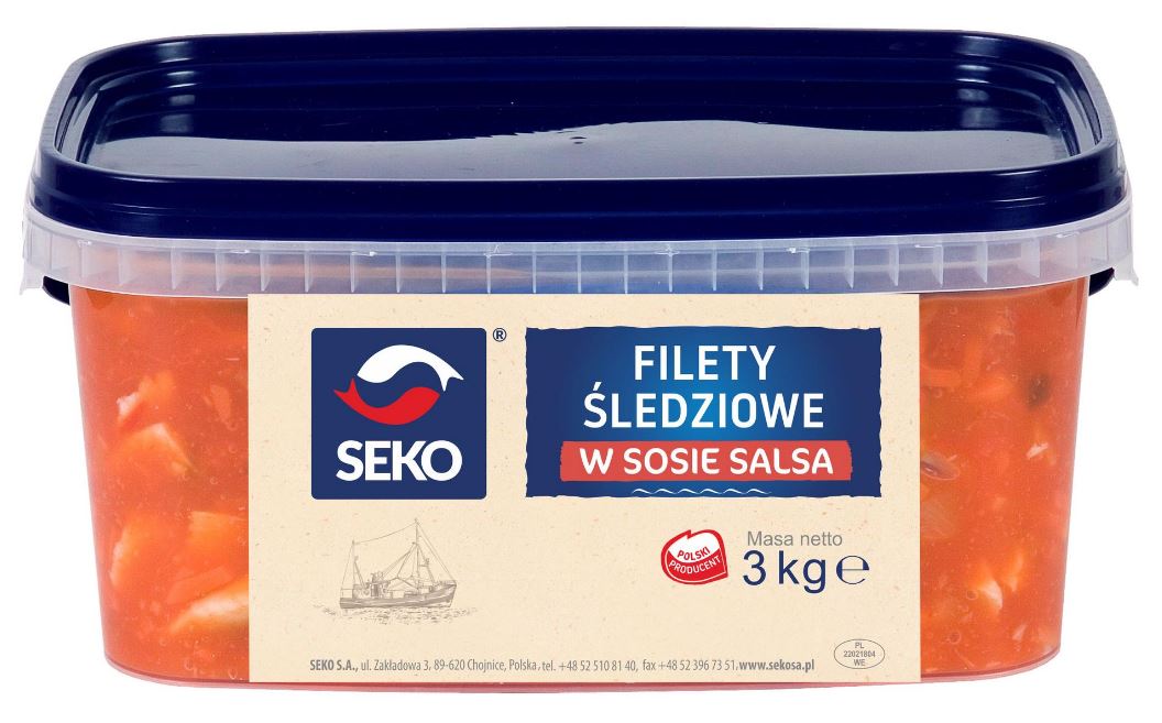 Śledź w sosie salsa